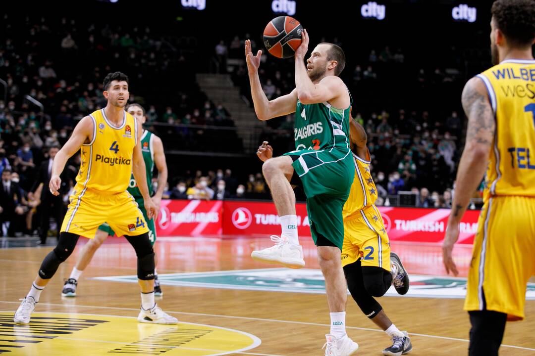 Eurolyga: Kauno „Žalgiris“  – Tel Avivo „Maccabi“ 78:94