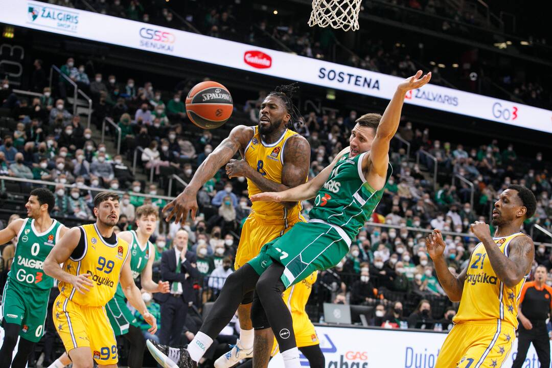 Eurolyga: Kauno „Žalgiris“  – Tel Avivo „Maccabi“ 78:94