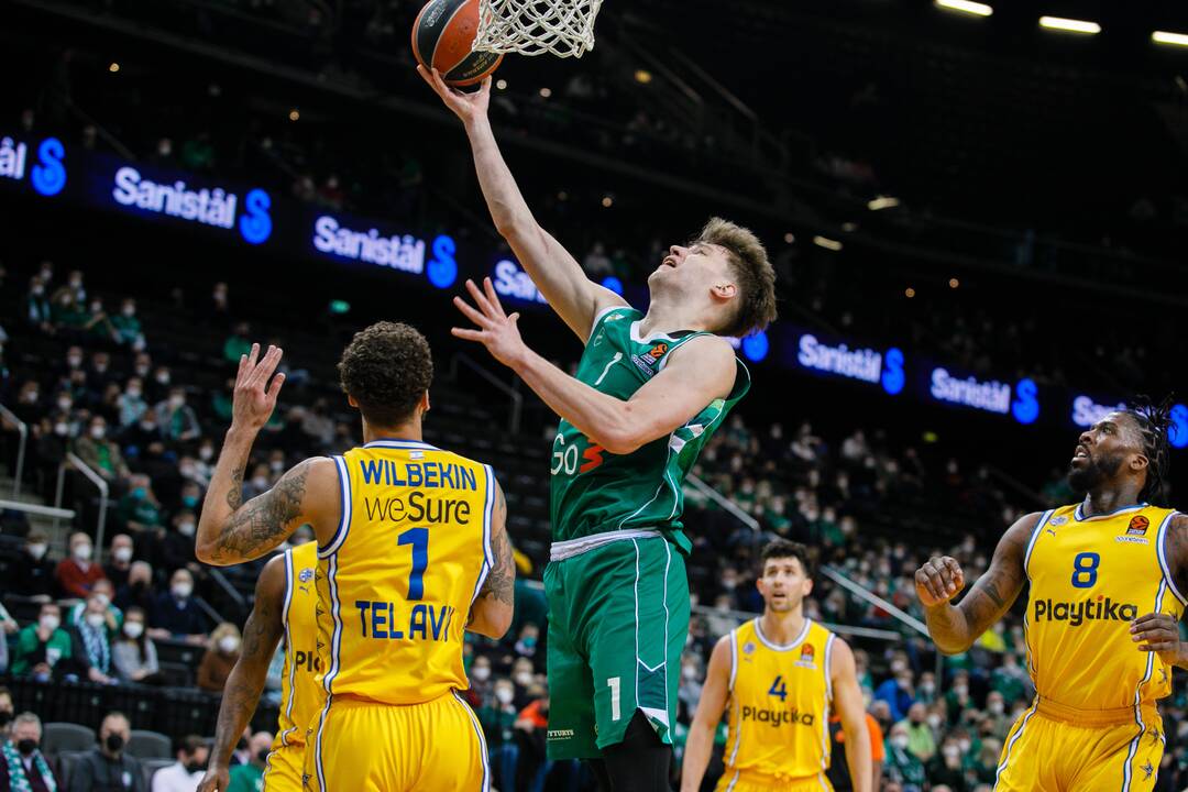 Eurolyga: Kauno „Žalgiris“  – Tel Avivo „Maccabi“ 78:94