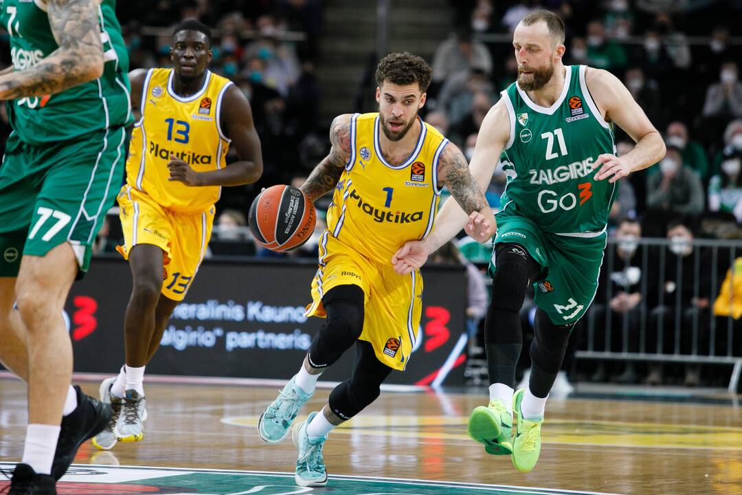 Eurolyga: Kauno „Žalgiris“  – Tel Avivo „Maccabi“ 78:94