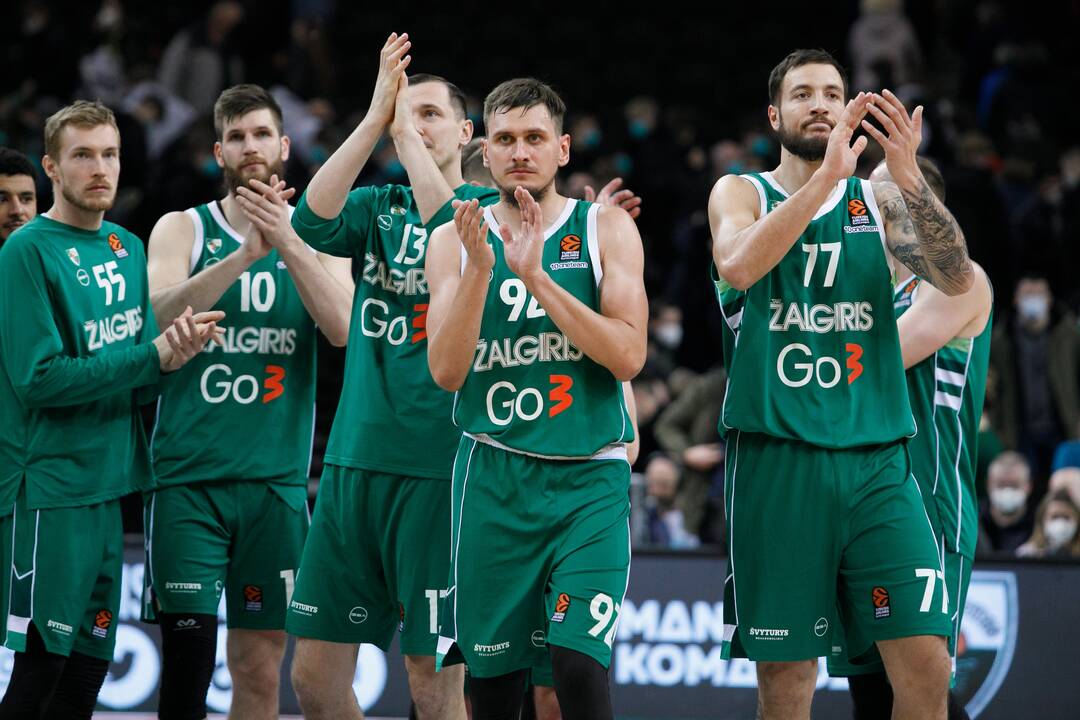 Eurolyga: Kauno „Žalgiris“  – Tel Avivo „Maccabi“ 78:94