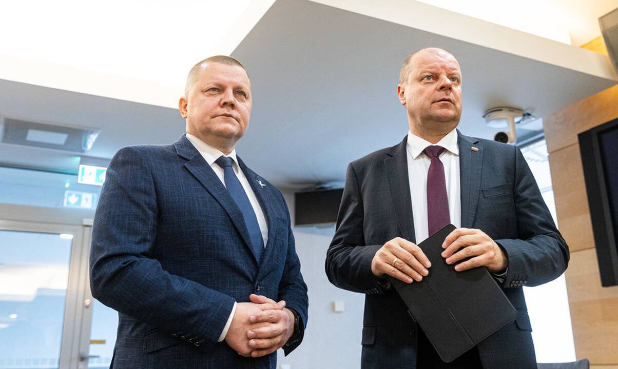 Dainius Gaižauskas ir Saulius Skvernelis