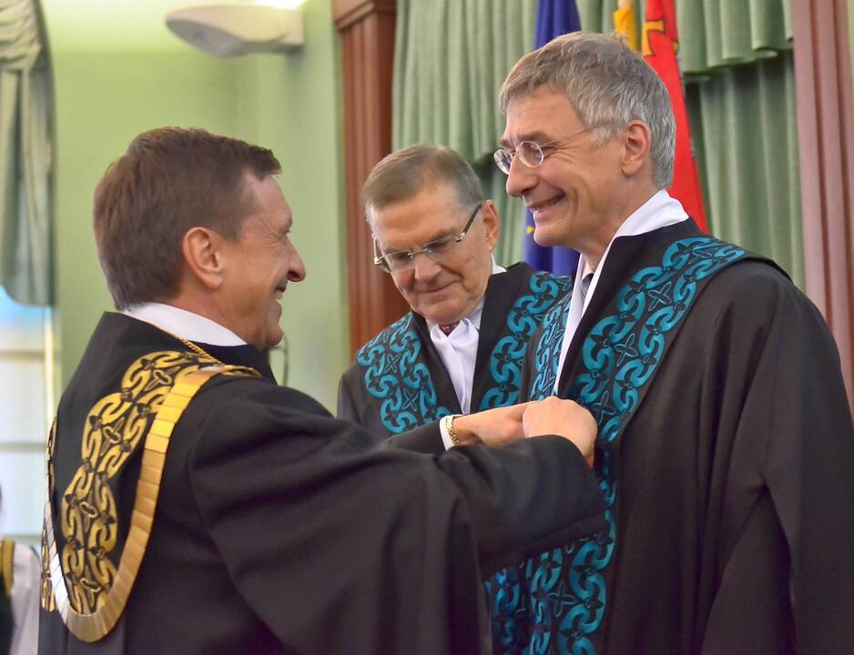 Petras Barsauskas, Ramutis Bansevicius ir Horstas-Gunteris Rubahnas