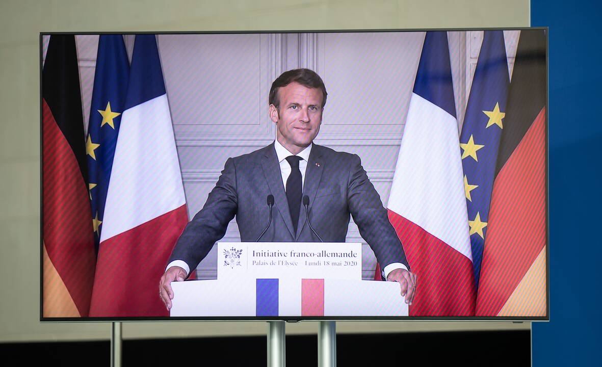 Prancūzijos prezidentas E. Macronas oficialiai paskelbė sieksiąs antros kadencijos
