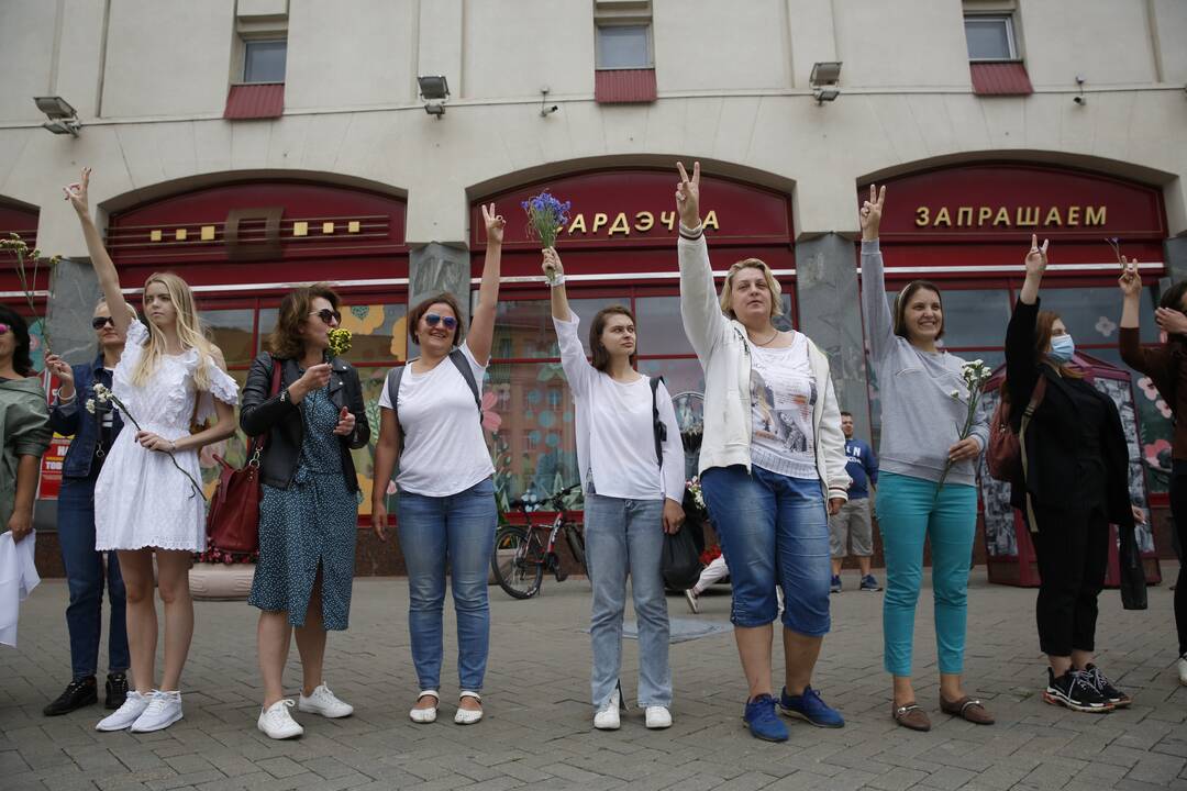 JT žmogaus teisių komisarė M. Bachelet pasmerkė susidorojimą su protestuotojais