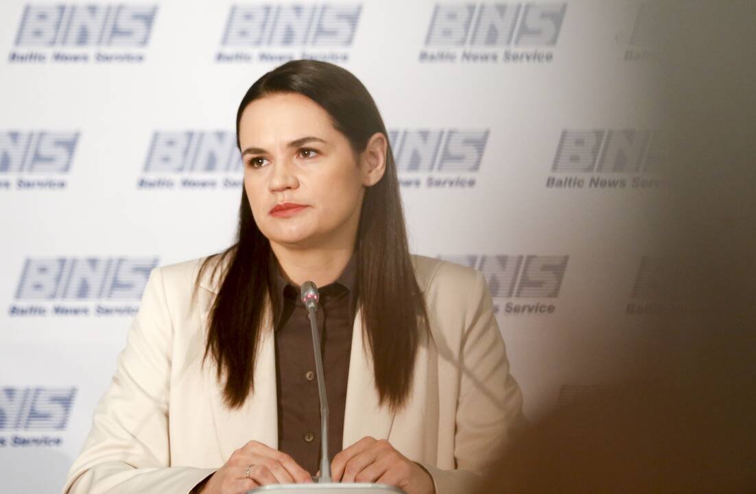 Baltarusijos opozicijos lyderė pirmadienį susitiks su ES užsienio reikalų ministrais