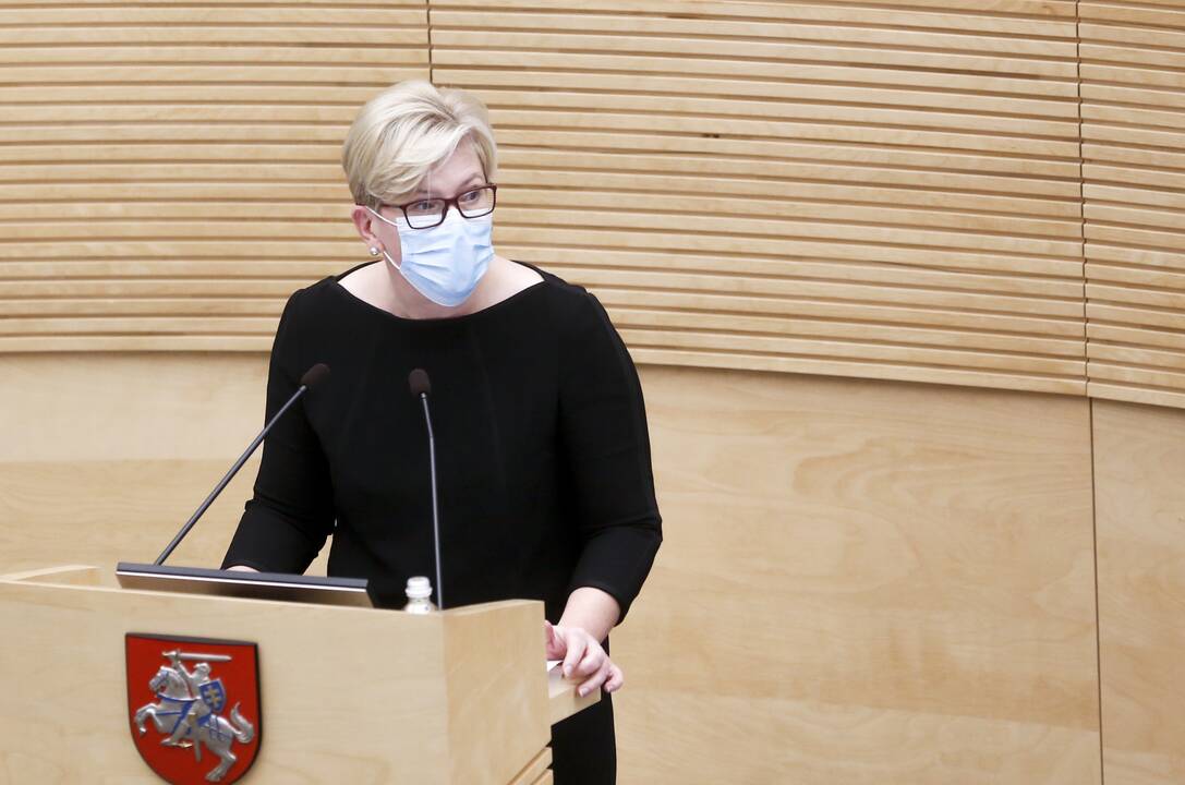 I. Šimonytė: nemanau, kad naujosios Vyriausybės programa galėtų reikšmingiau atsispindėti biudžete 