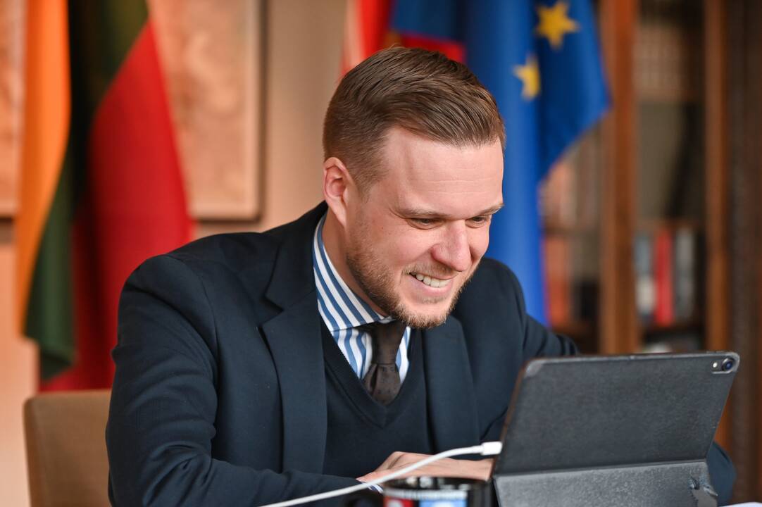 Gabrielius Landsbergis ir Heiko Maasas