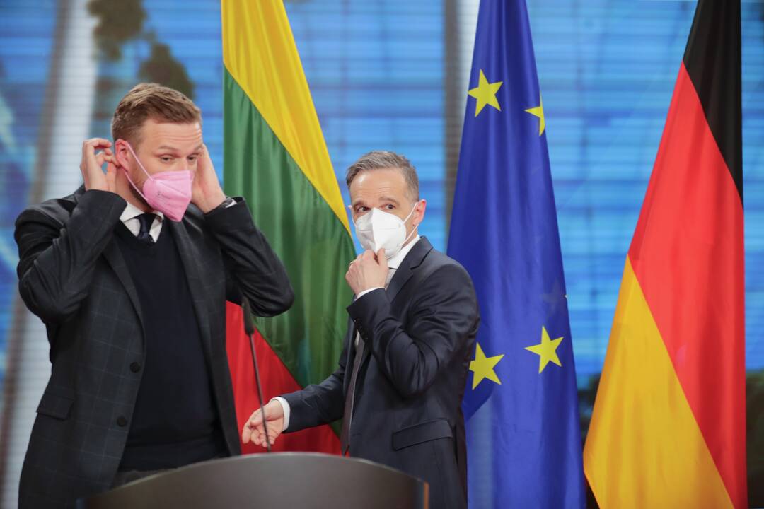 Gabrielius Landsbergis ir Heiko Maasas