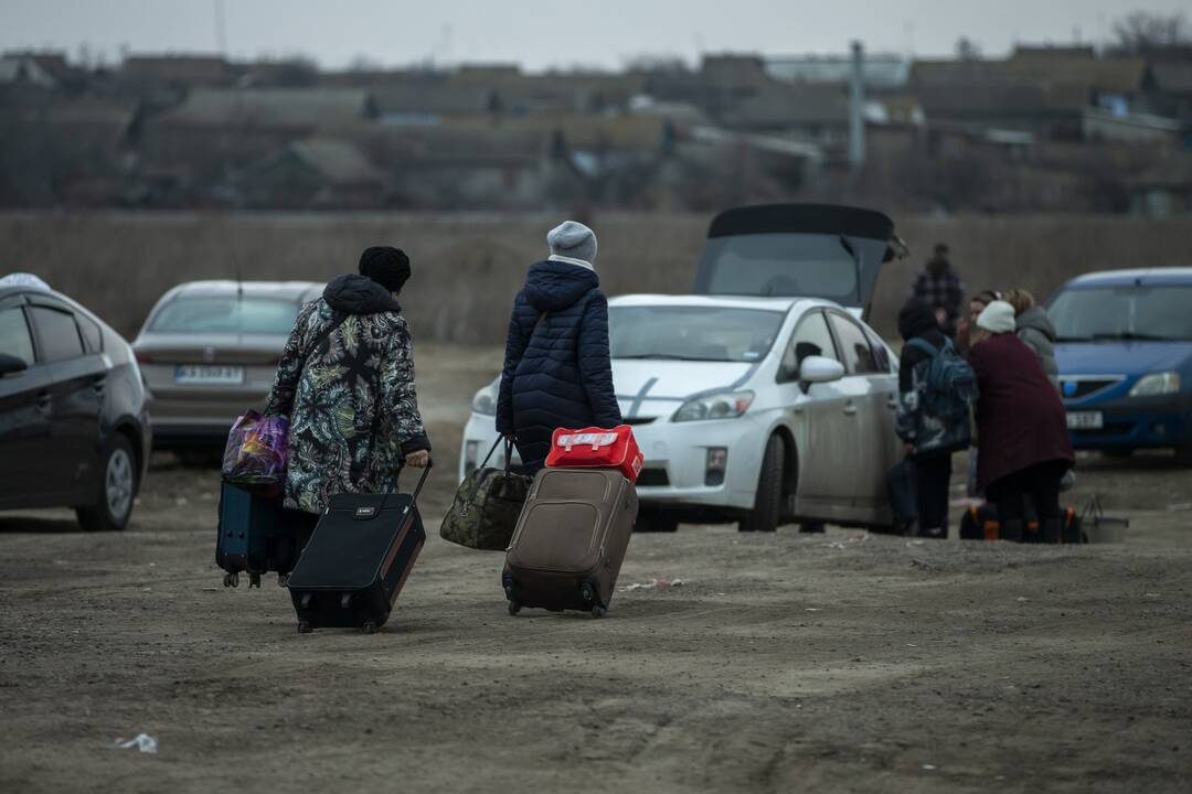 Penktadienį į Estiją atvyko 790 Ukrainos karo pabėgėlių