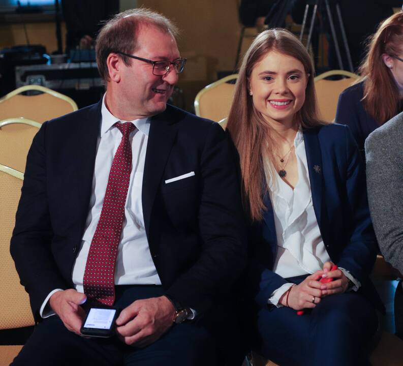 Viktoras Uspaskichas ir Ieva Kačinskaitė-Urbonienė