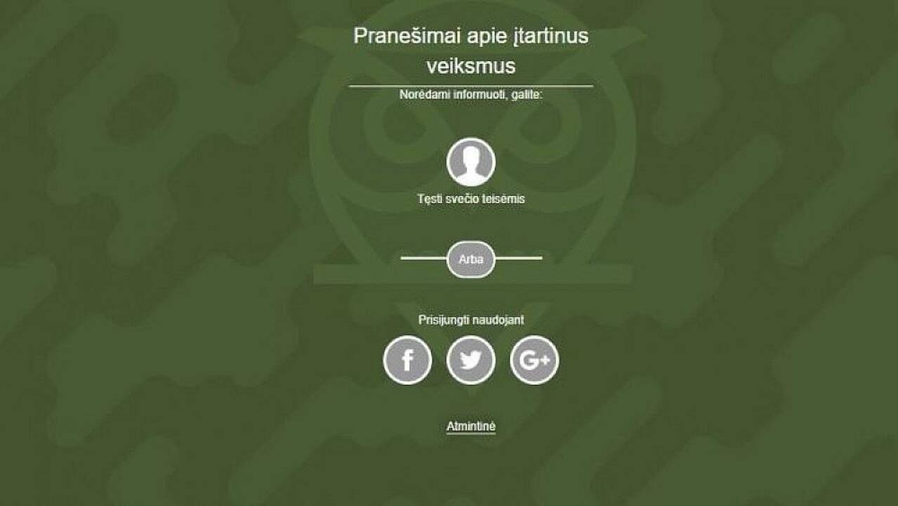 E. Jakilaitis apie platformą akylas.lt: jau užregistruota įtartinų įvykių