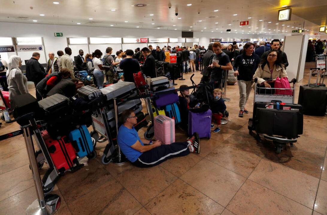 Belgijoje dėl streiko trečiadienį atšaukiami visi lėktuvų skrydžiai