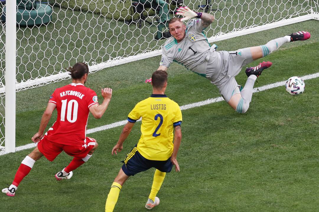 Europos futbolo čempionatas: Švedija–Lenkija 3:2