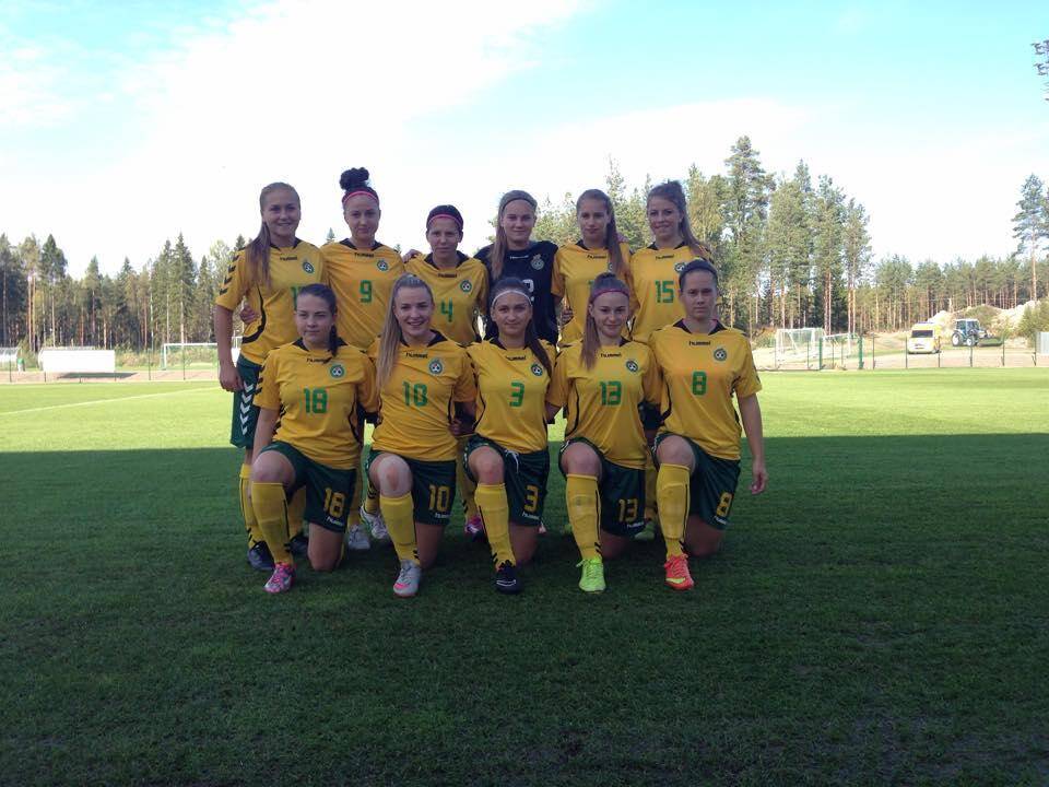 Lietuvos 19-mečių merginų futbolo rinktinė neprilygo lenkėms