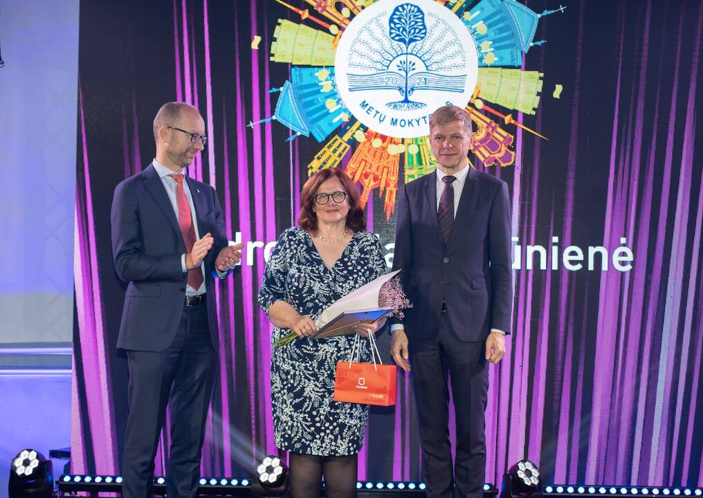 Apdovanoti Vilniaus metų mokytojai 2021