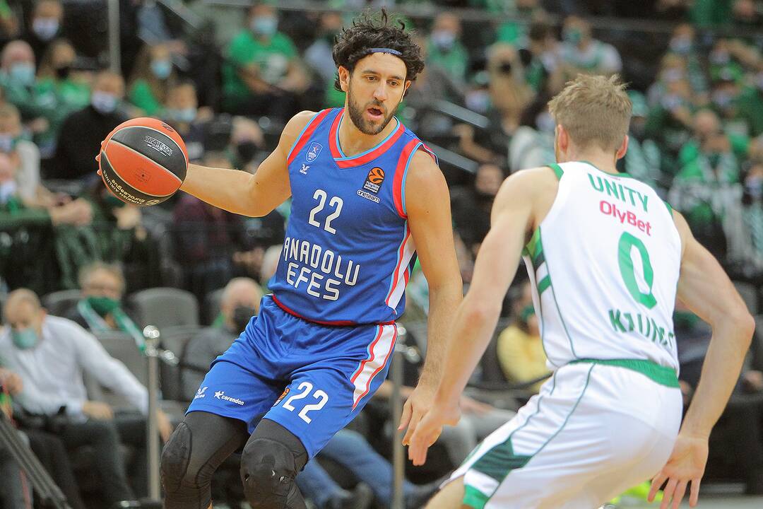 Eurolyga: „Žalgiris“ – „Anadolu Efes“ 89:73