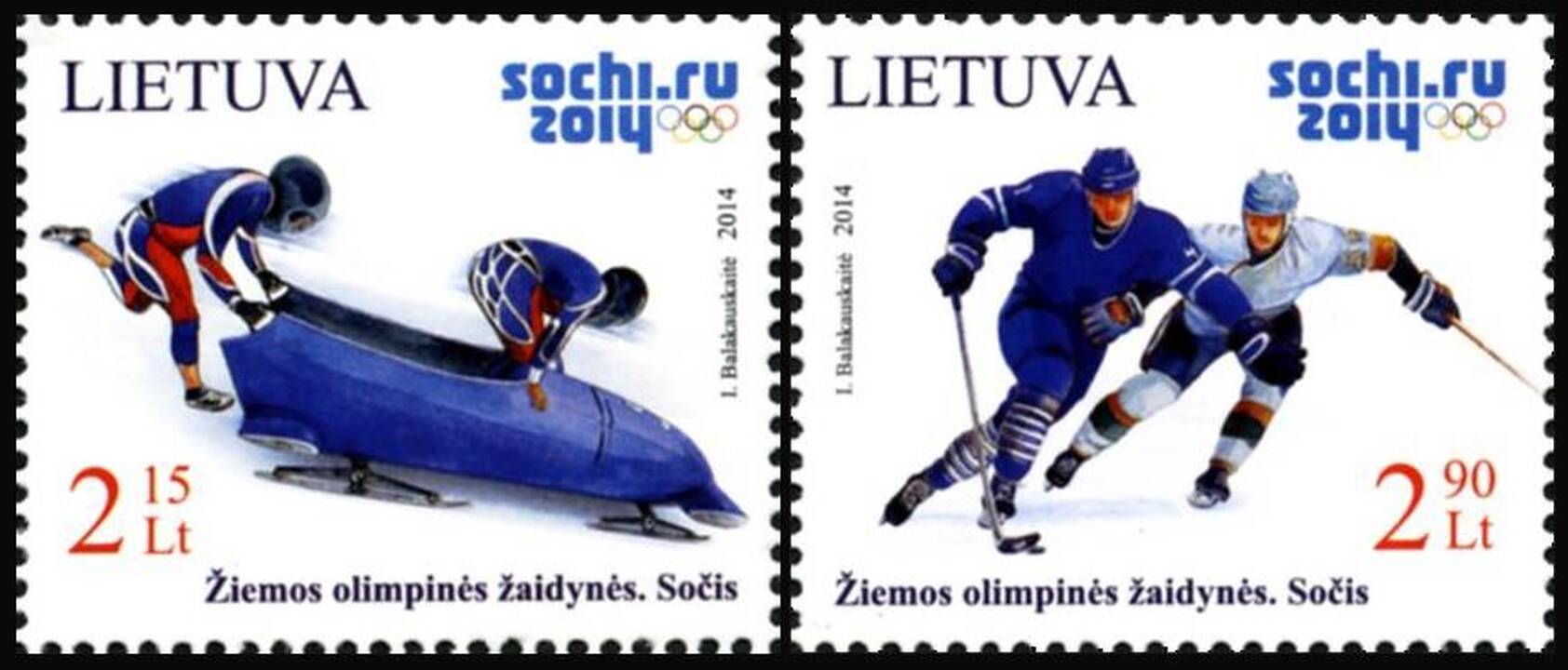 Sočio olimpinėms žaidynėms – lietuviški pašto ženklai