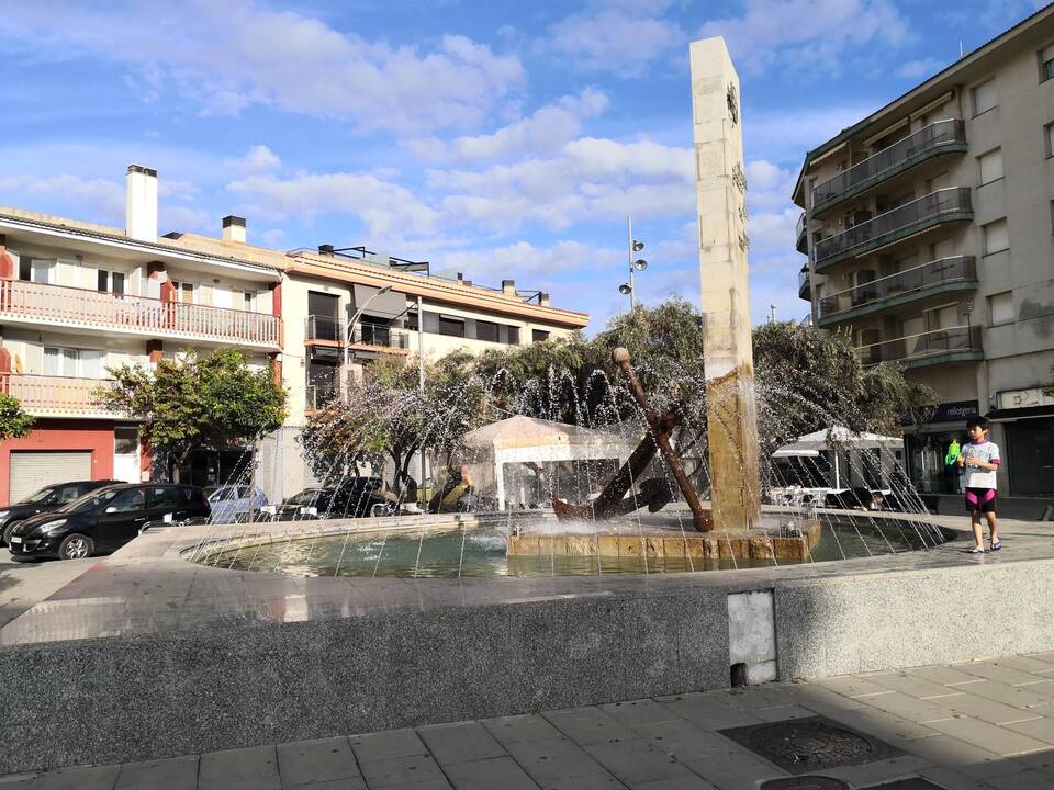 Pineda de Mar miestelyje ramu.