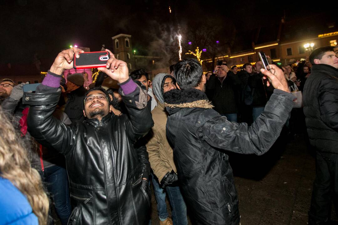 2018-ųjų metų sutikimas Kauno rotušėje