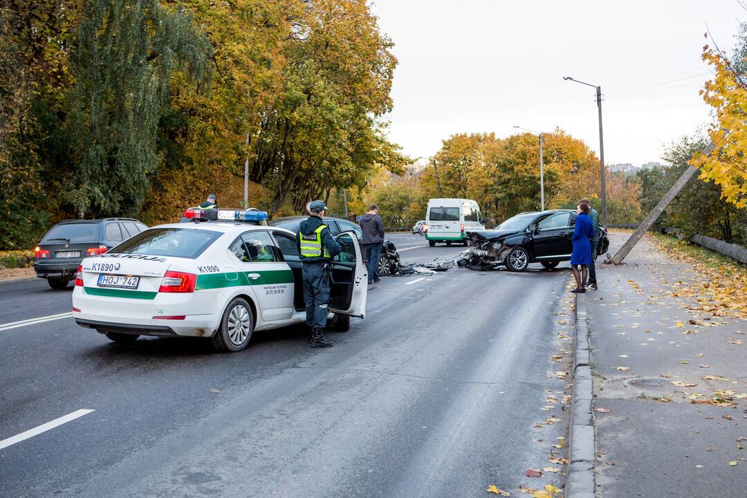 Masinė avarija Veiverių g.