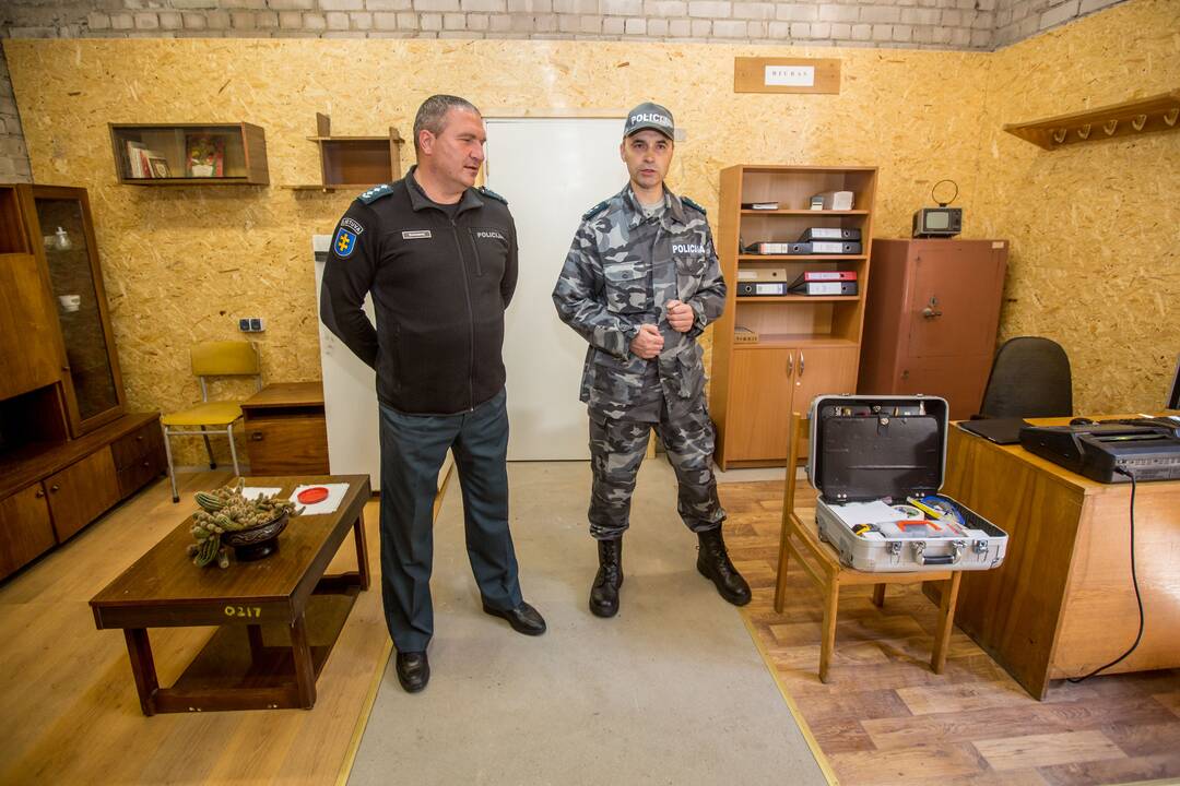 Atidaryta policijos praktinio mokymosi klasė