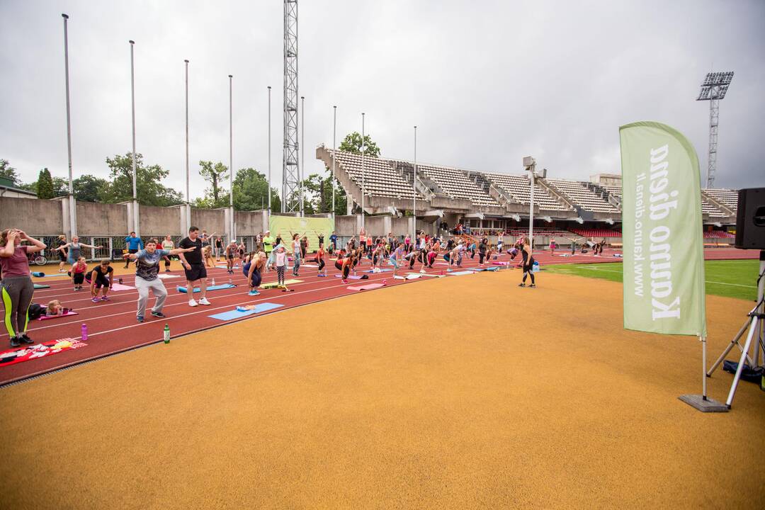 Treniruočių diena S.Dariaus ir S.Girėno stadione