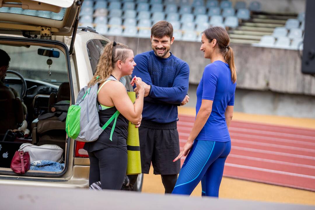 Treniruočių diena S.Dariaus ir S.Girėno stadione