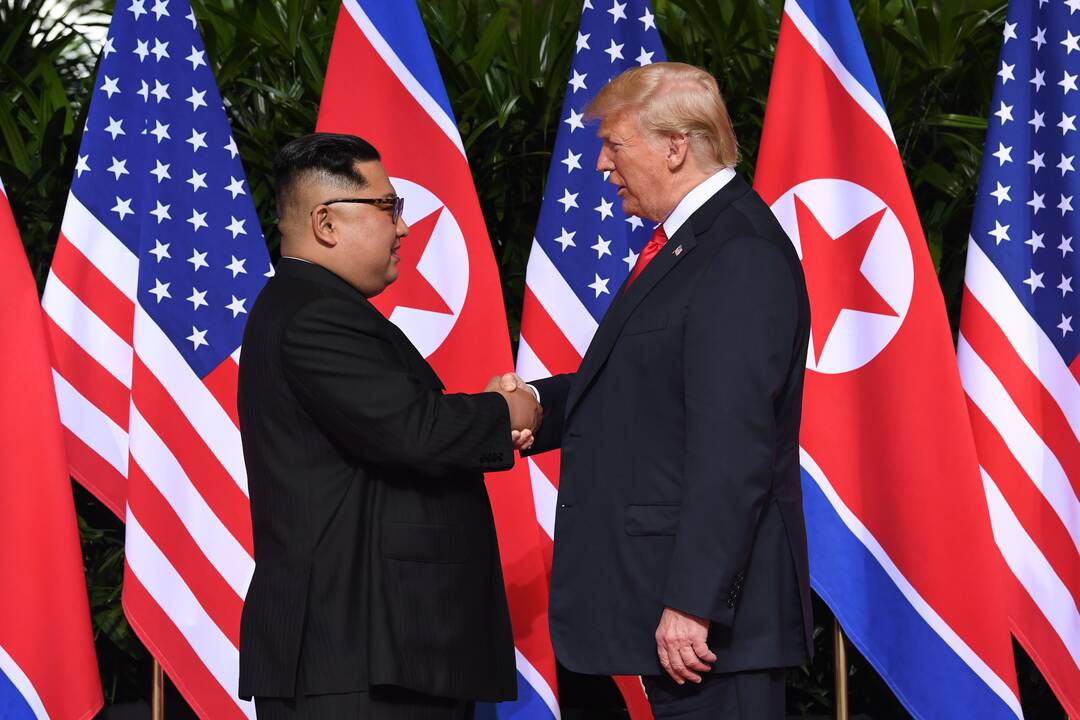 D. Trumpo ir Kim Jong Uno susitikimas Singapūre