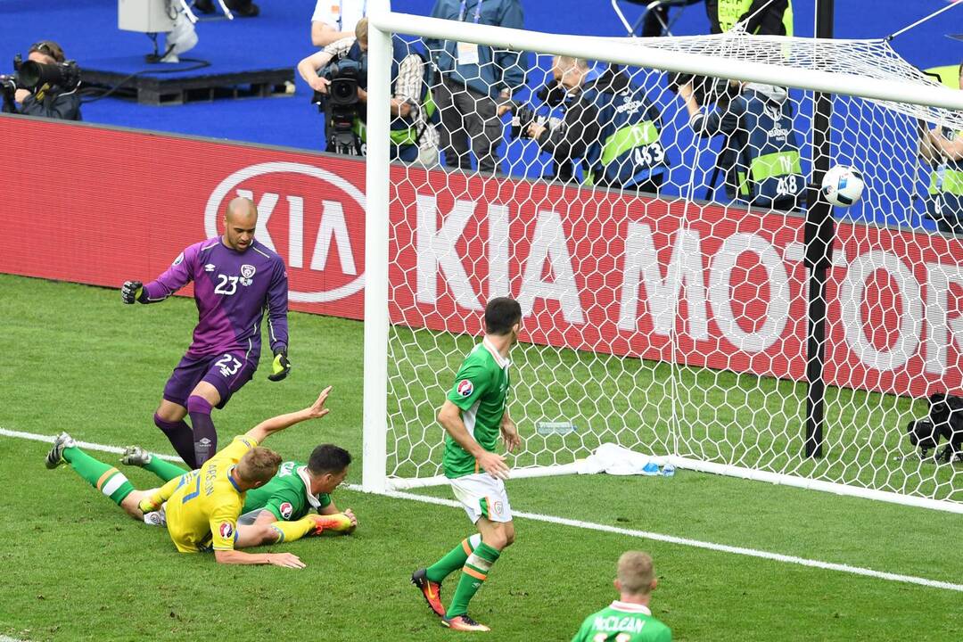 Euro 2016: Švedija - Airija 1:1