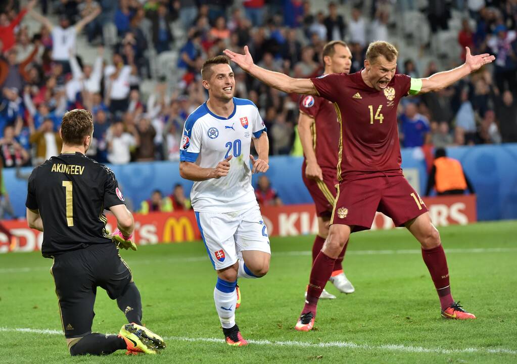 Euro 2016: Slovakija - Rusija 2:1