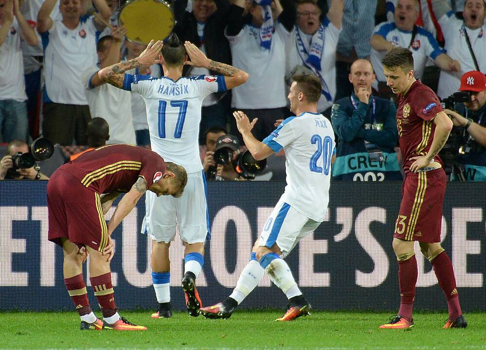 Euro 2016: Slovakija - Rusija 2:1