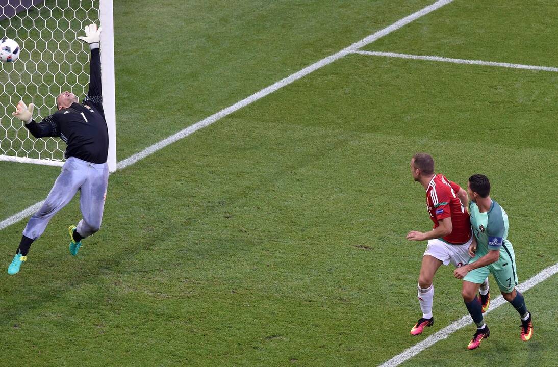 Euro 2016: Portugalija - Vengrija 3:3