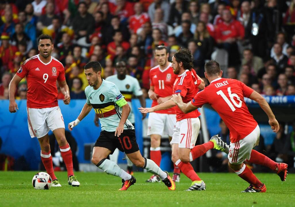 Euro 2016: Velsas - Belgija 3:1