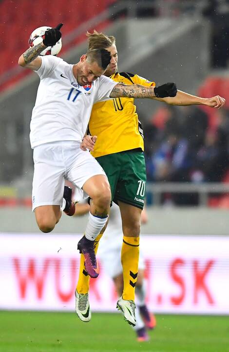 Futbolas: Slovakija - Lietuva 4:0