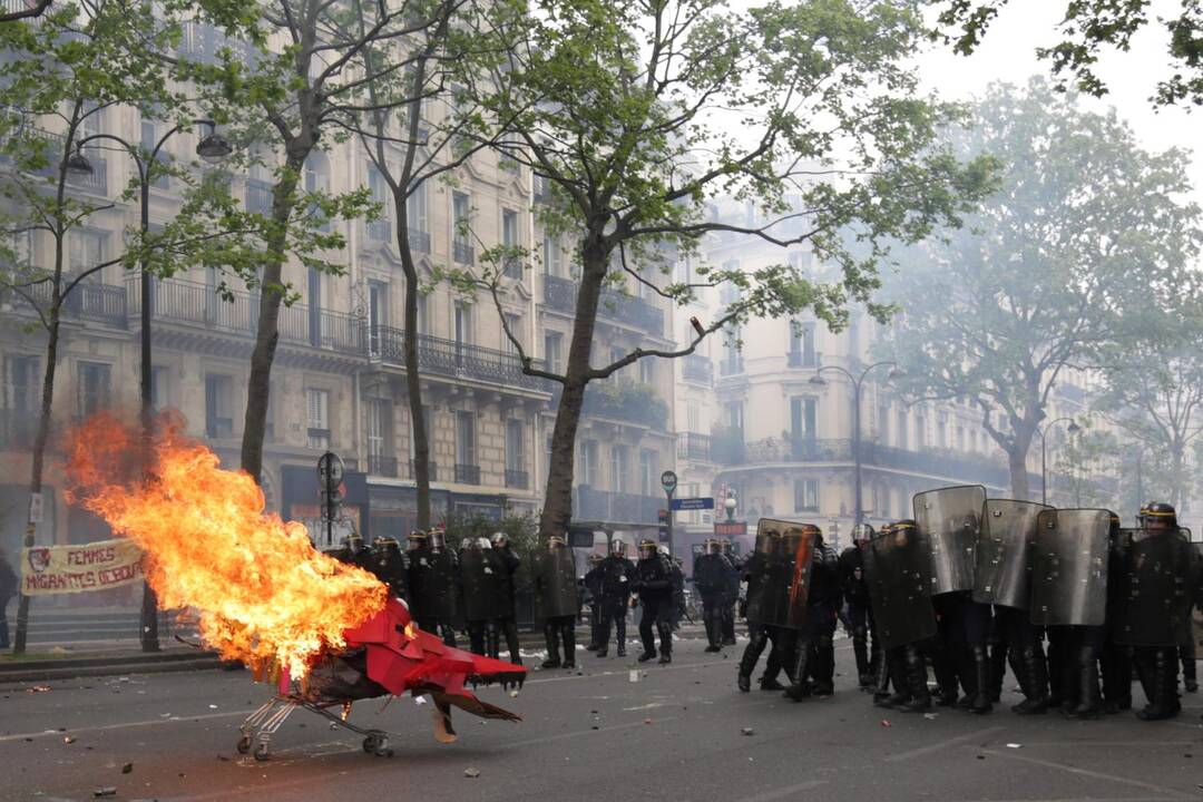 Tarptautinės darbo dienos protestai pasaulyje