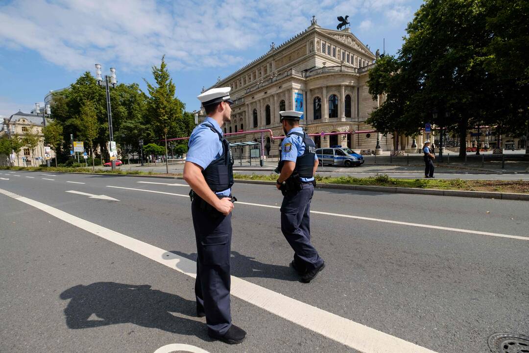 Frankfurte evakuota 60 tūkst. žmonių