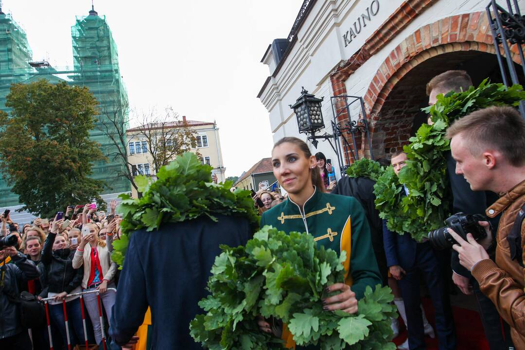 Kaunas pasitiko Europos vicečempionus 
