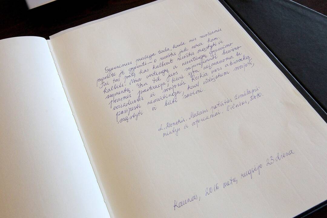 Atsisveikinimas su prof. Leonidu Donskiu