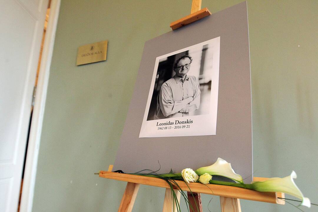 Atsisveikinimas su prof. Leonidu Donskiu