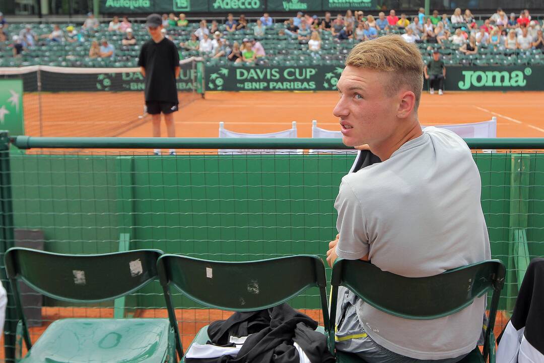 Daviso taurė: lietuviai įveikė PAR tenisininkus