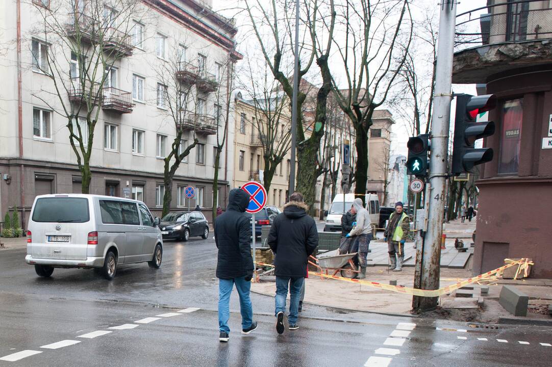 Atnaujintas eismas A. Mickevičiaus gatvėje