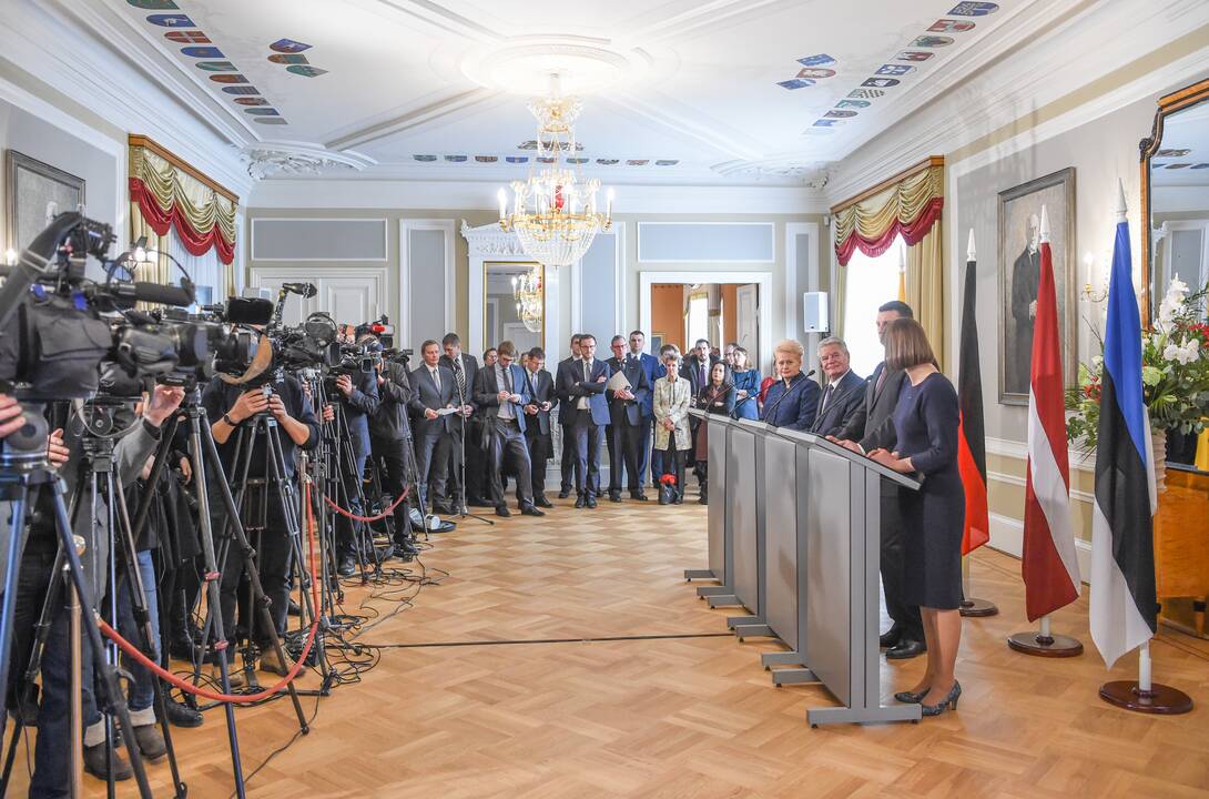 Baltijos šalių ir Vokietijos vadovų susitikimas
