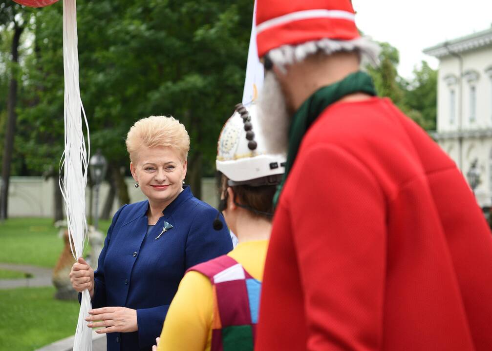 Įsivaikinusių šeimų susitikimas Prezidentūroje