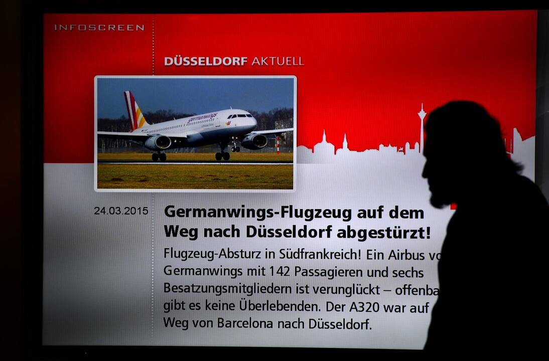 Alpėse sudužo „Germanwings“ lėktuvas