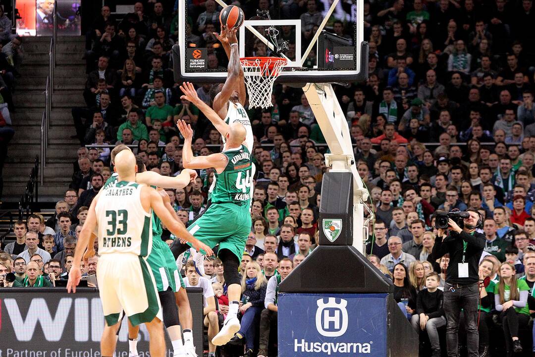 Eurolyga: „Žalgiris“ – „Panathinaikos“ 80:74