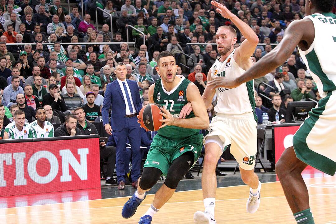 Eurolyga: „Žalgiris“ – „Panathinaikos“ 80:74