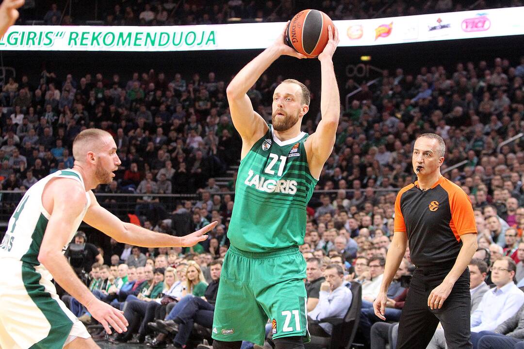 Eurolyga: „Žalgiris“ – „Panathinaikos“ 80:74