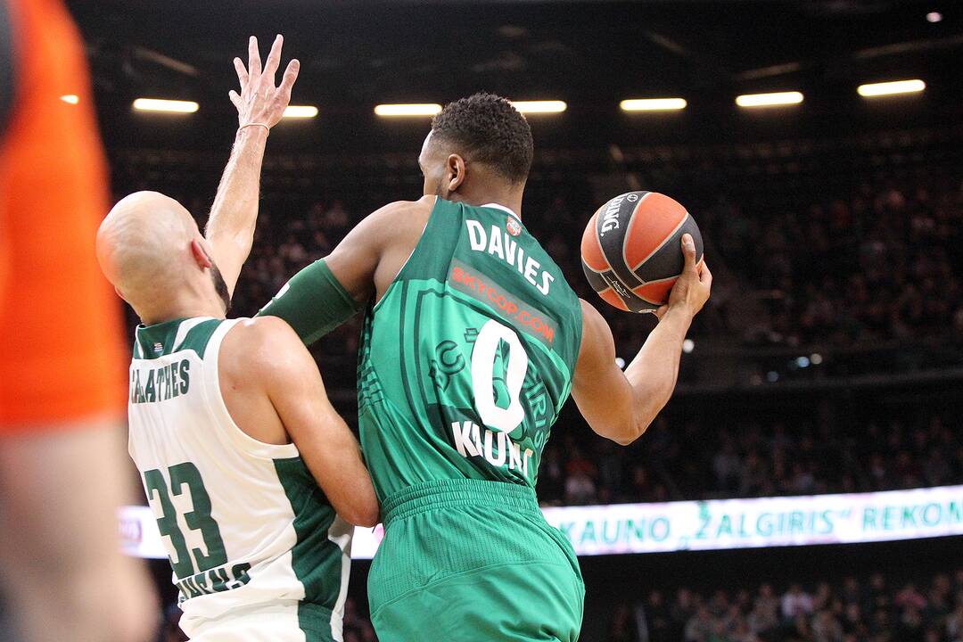 Eurolyga: „Žalgiris“ – „Panathinaikos“ 80:74