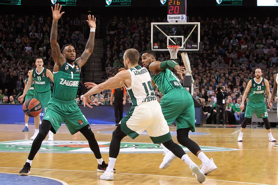 Eurolyga: „Žalgiris“ – „Panathinaikos“ 80:74